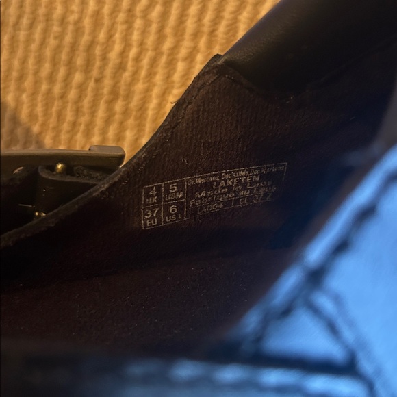 NEW Dr. Martens laketen atlas sling back Black mule clogs size 6 - Picture 7 of 11